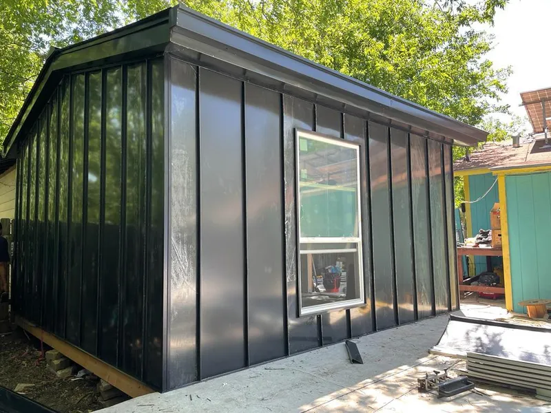 Black standing seam metal wall panels for Metal Roof Installation in Rancho Palos Verdes